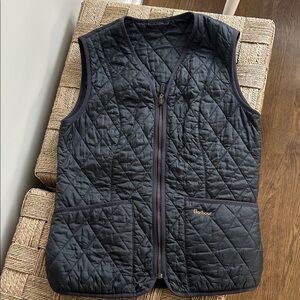 Barbour Navy Blue Quilted Vest